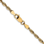 Leslie's 10K 2.75mm Diamond-Cut Lightweight Rope Chain - Image 3