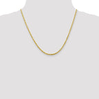 Leslie's 10K 2.75mm Diamond-Cut Lightweight Rope Chain - Image 4
