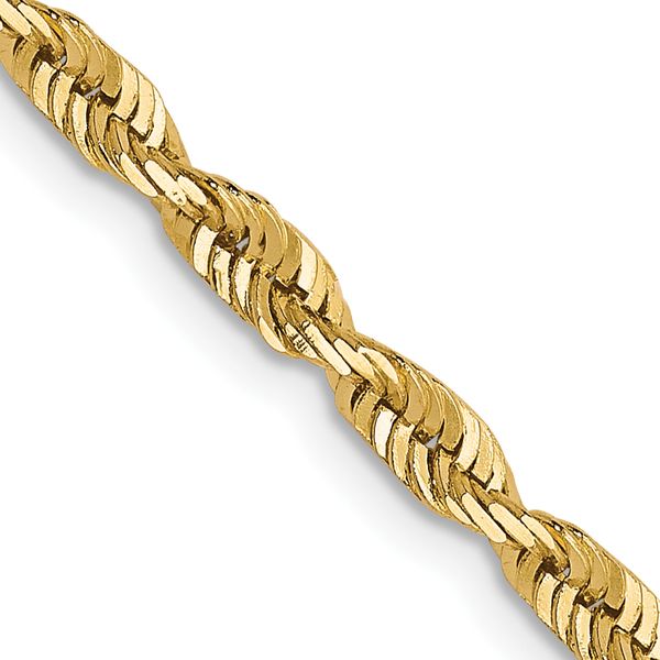 Leslie's 10K 2.75mm Diamond-Cut Lightweight Rope Chain