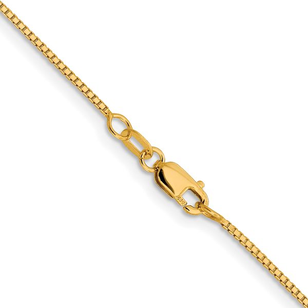 Leslie's 10K .95mm Sparkle Octagonal Box Chain - Image 3