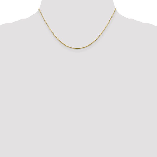 Leslie's 10K .95mm Sparkle Octagonal Box Chain - Image 4