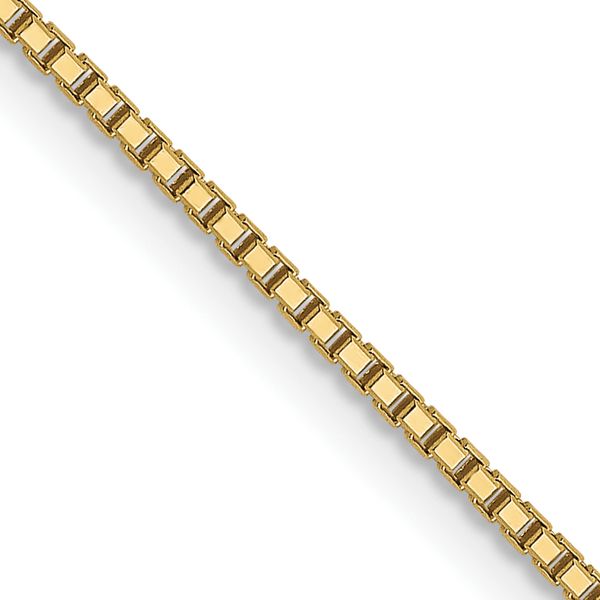 Leslie's 10K .95mm Sparkle Octagonal Box Chain