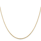 Leslie's 10K .95mm Sparkle Octagonal Box Chain - Image 2