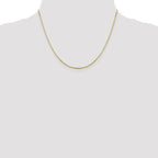 Leslie's 10K .95mm Sparkle Octagonal Box Chain - Image 4