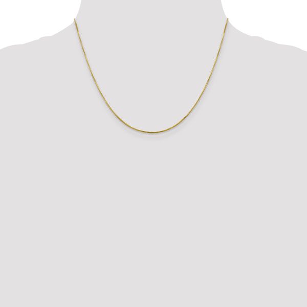 Leslie's 10K .95mm Sparkle Octagonal Box Chain - Image 4
