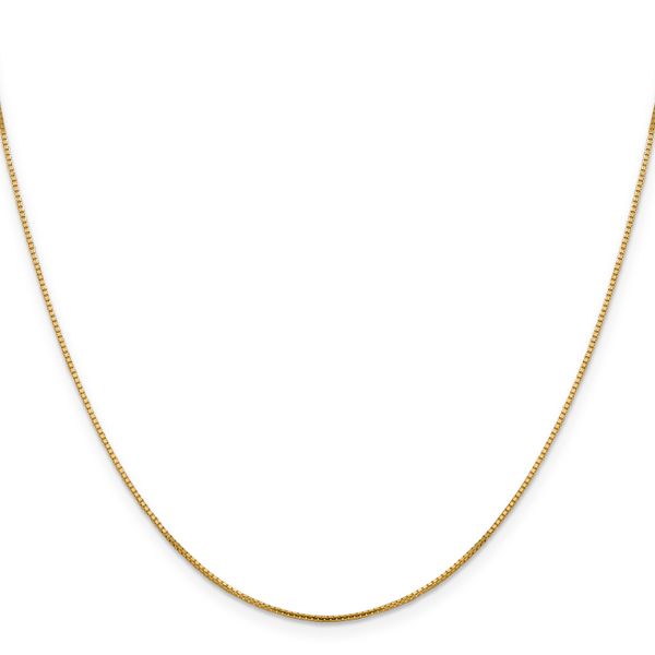 Leslie's 10K .95mm Sparkle Octagonal Box Chain - Image 2