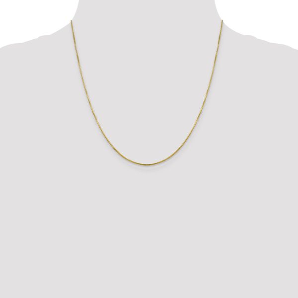 Leslie's 10K .95mm Sparkle Octagonal Box Chain - Image 4