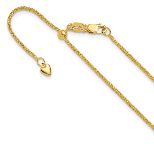 Leslie's 10K Adjustable 1.35mm Wheat Chain