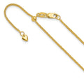 Leslie's 10K Adjustable 1.35mm Wheat Chain