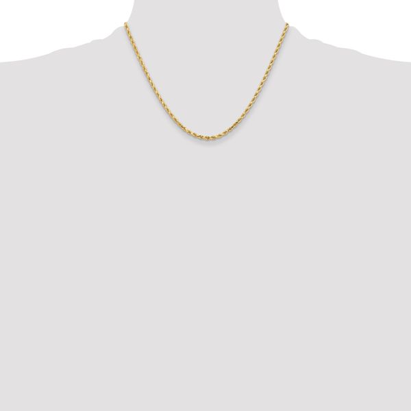 Leslie's 10K 3.25mm Diamond-Cut Rope Chain - Image 4