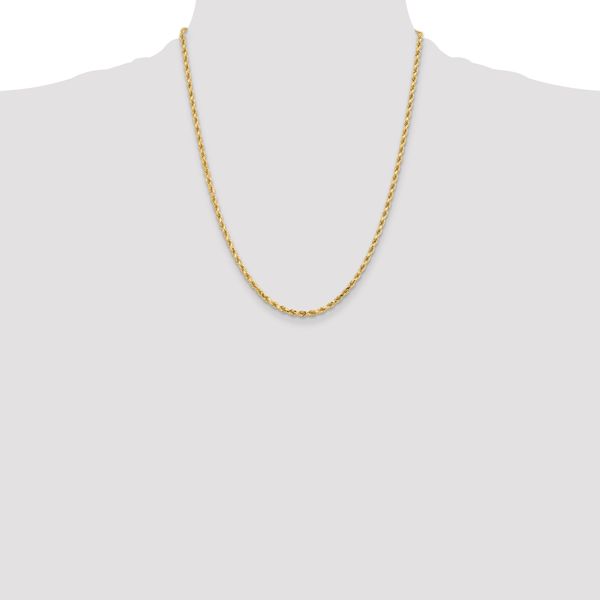 Leslie's 10K 3.25mm Diamond-Cut Rope Chain - Image 4