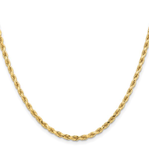 Leslie's 10K 3.25mm Diamond-Cut Rope Chain - Image 2
