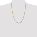 Leslie's 10K 3.25mm Diamond-Cut Rope Chain - Image 4