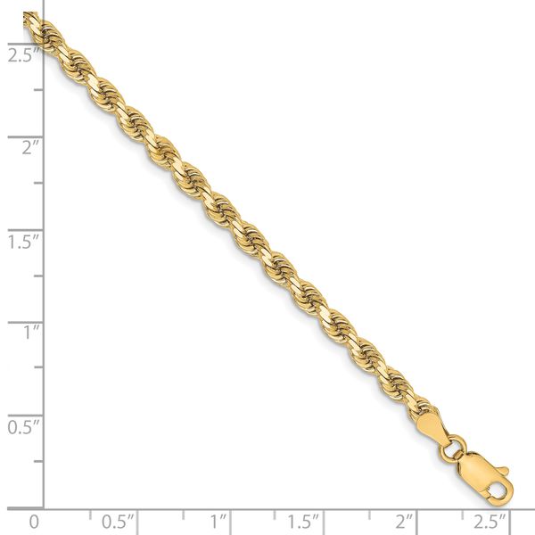 Leslie's 10K 3.25mm Diamond-Cut Rope Chain - Image 2