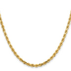 Leslie's 10K 3.75mm Diamond-Cut Rope Chain - Image 2