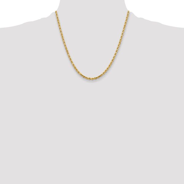 Leslie's 10K 3.75mm Diamond-Cut Rope Chain - Image 4