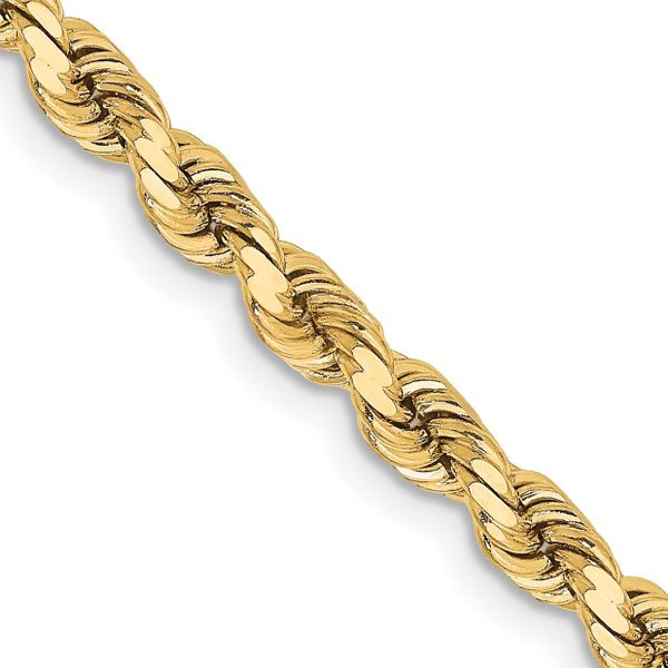 Leslie's 10K 3.75mm Diamond-Cut Rope Chain