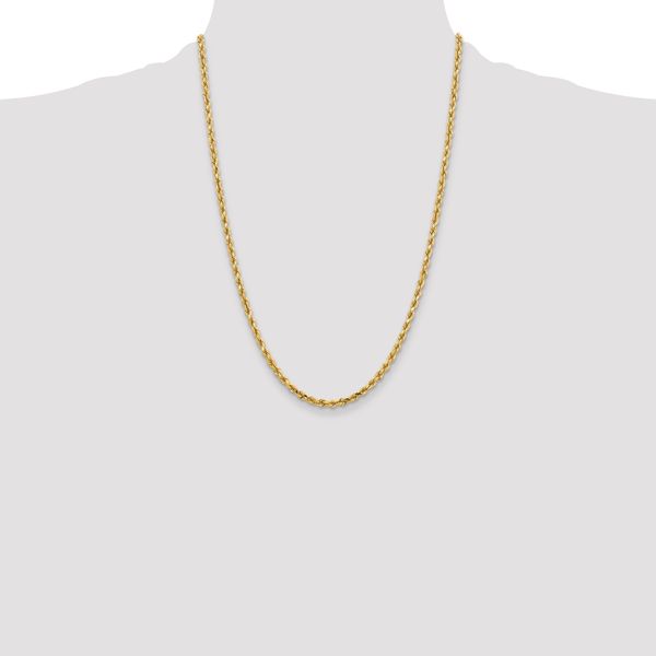 Leslie's 10K 3.75mm Diamond-Cut Rope Chain - Image 4