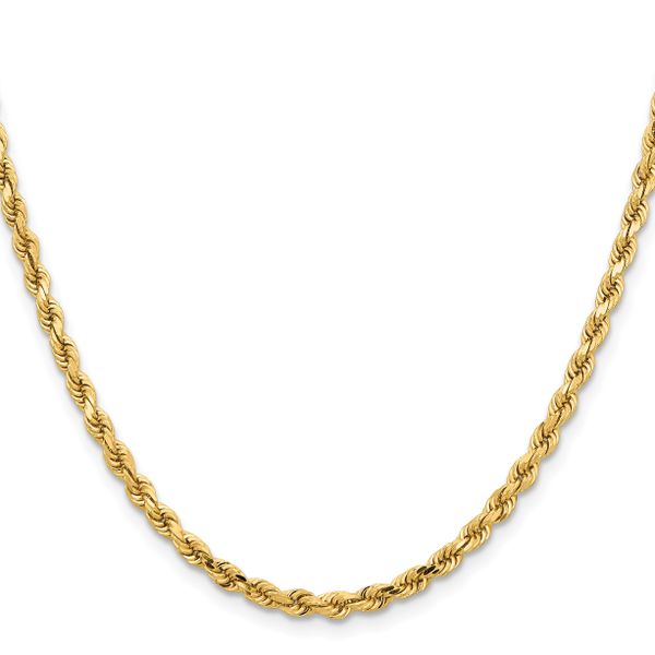 Leslie's 10K 3.75mm Diamond-Cut Rope Chain - Image 2