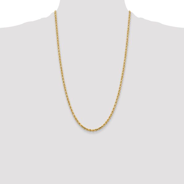 Leslie's 10K 3.75mm Diamond-Cut Rope Chain - Image 4