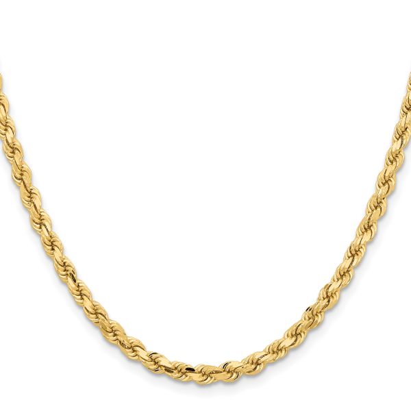 Leslie's 10K 4.25mm Diamond-Cut Rope Chain - Image 2