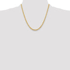 Leslie's 10K 4.25mm Diamond-Cut Rope Chain - Image 4