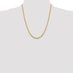 Leslie's 10K 4.25mm Diamond-Cut Rope Chain - Image 4
