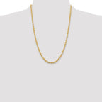 Leslie's 10K 4.25mm Diamond-Cut Rope Chain - Image 4