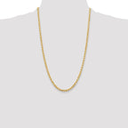 Leslie's 10K 4.25mm Diamond-Cut Rope Chain - Image 4