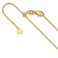 Leslie's 10K Adjustable 1.1mm D/C Cable Chain