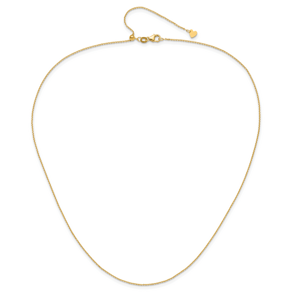 Leslie's 10K Adjustable 1.1mm D/C Cable Chain - Image 4
