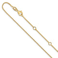 Leslie's 10k 1.1mm Flat Cable 1in+1in Adjustable Chain