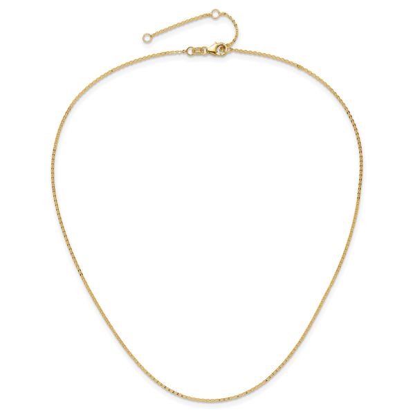 Leslie's 10k 1.1mm Flat Cable 1in+1in Adjustable Chain - Image 4
