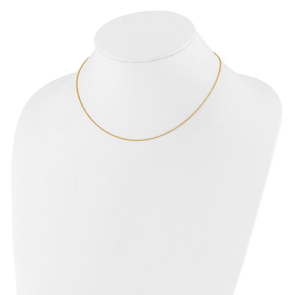 Leslie's 10k 1.1mm Round Cable 1in+1in Adjustable Chain - Image 3