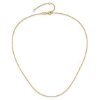 Leslie's 10k 1.1mm Round Cable 1in+1in Adjustable Chain - Image 4