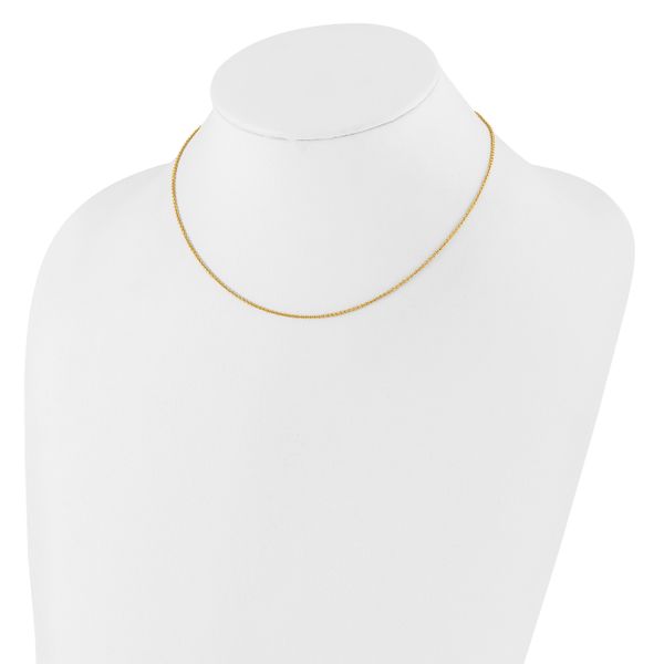 Leslie's 10k 1.4mm Round Cable 1in+1in Adjustable Chain - Image 3
