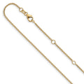Leslie's 10k 1.4mm Round Cable 1in+1in Adjustable Chain