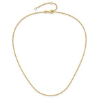 Leslie's 10k 1.4mm Round Cable 1in+1in Adjustable Chain - Image 4