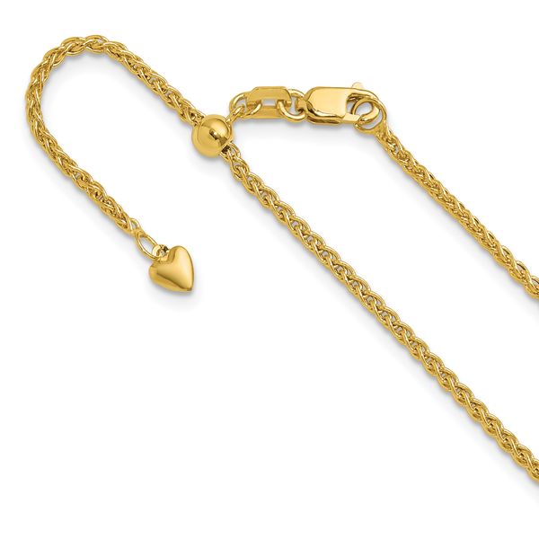 Leslie's 10k Adjustable 1.6mm Semi Solid Spiga Chain