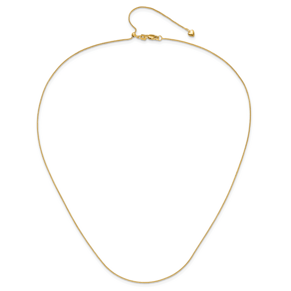 10k Adjustable .8mm D/C Wheat Chain - Image 4