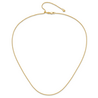 Leslie's 10k Adjustable 1mm D/C Wheat Chain - Image 4