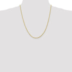 Leslie's 10k White Gold 2.25mm Diamond-Cut Rope Chain - Image 4