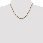 Leslie's 10k White Gold 3.5mm Diamond-Cut Rope Chain - Image 4