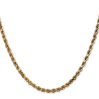 Leslie's 10k White Gold 3.5mm Diamond-Cut Rope Chain - Image 2