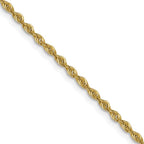 Leslie's 10k 1.6mm Solid Regular Rope Chain