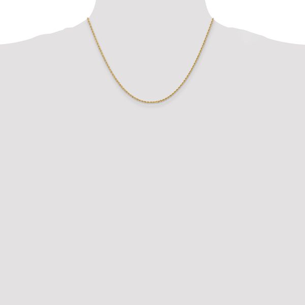Leslie's 10k 1.6mm Solid Regular Rope Chain - Image 4