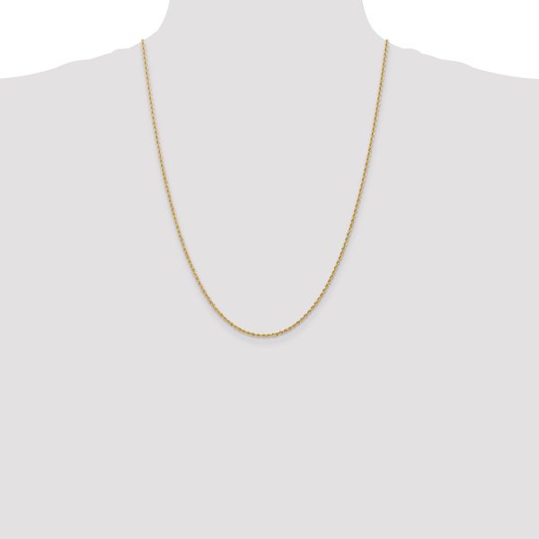 Leslie's 10k 1.6mm Solid Regular Rope Chain - Image 4