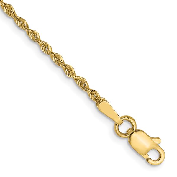 Leslie's 10k 1.6mm Solid Regular Rope Chain