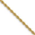 Leslie's 10k 2mm Solid Regular Rope Chain