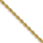 Leslie's 10k 2mm Solid Regular Rope Chain